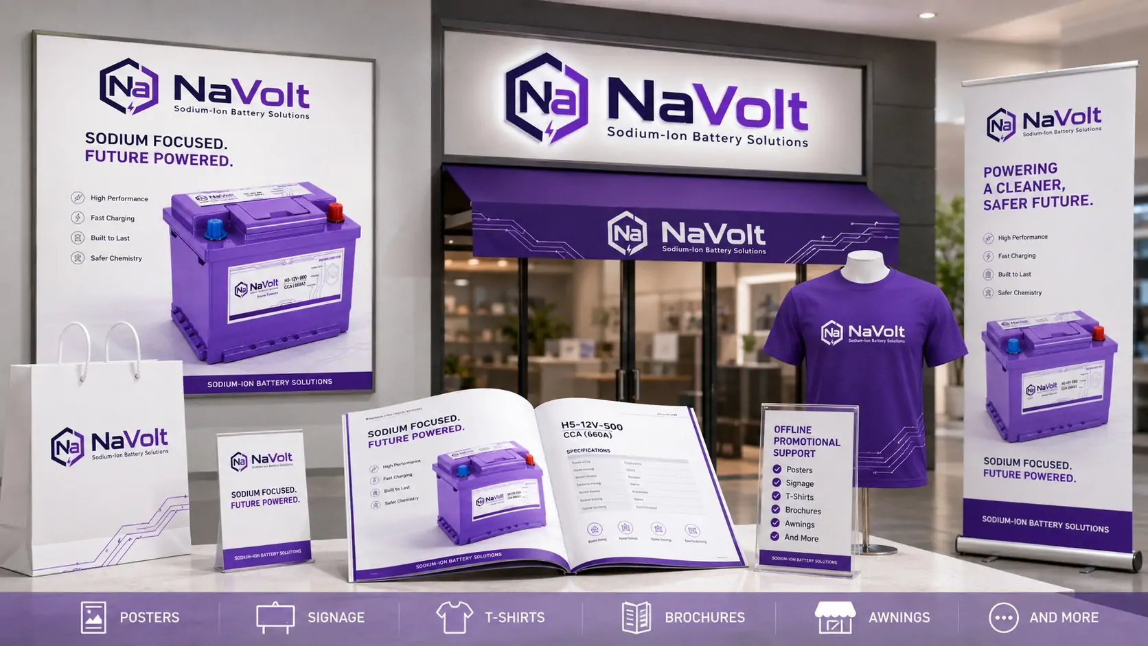 NaVolt sodium-ion battery partner sales enablement support materials