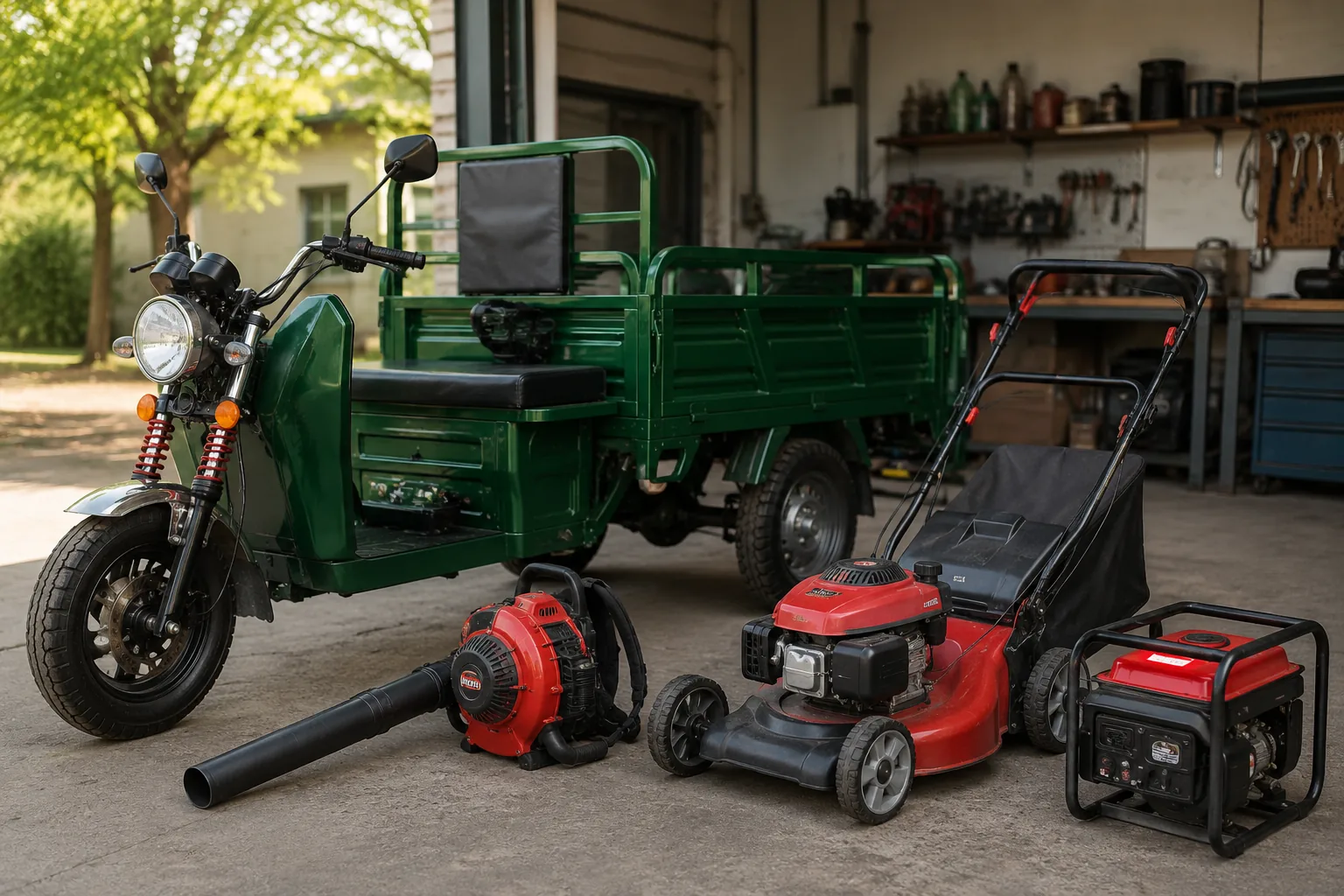 NaVolt Gasoline Three-Wheelers and Small Engine Equipment sodium-ion battery application scenario