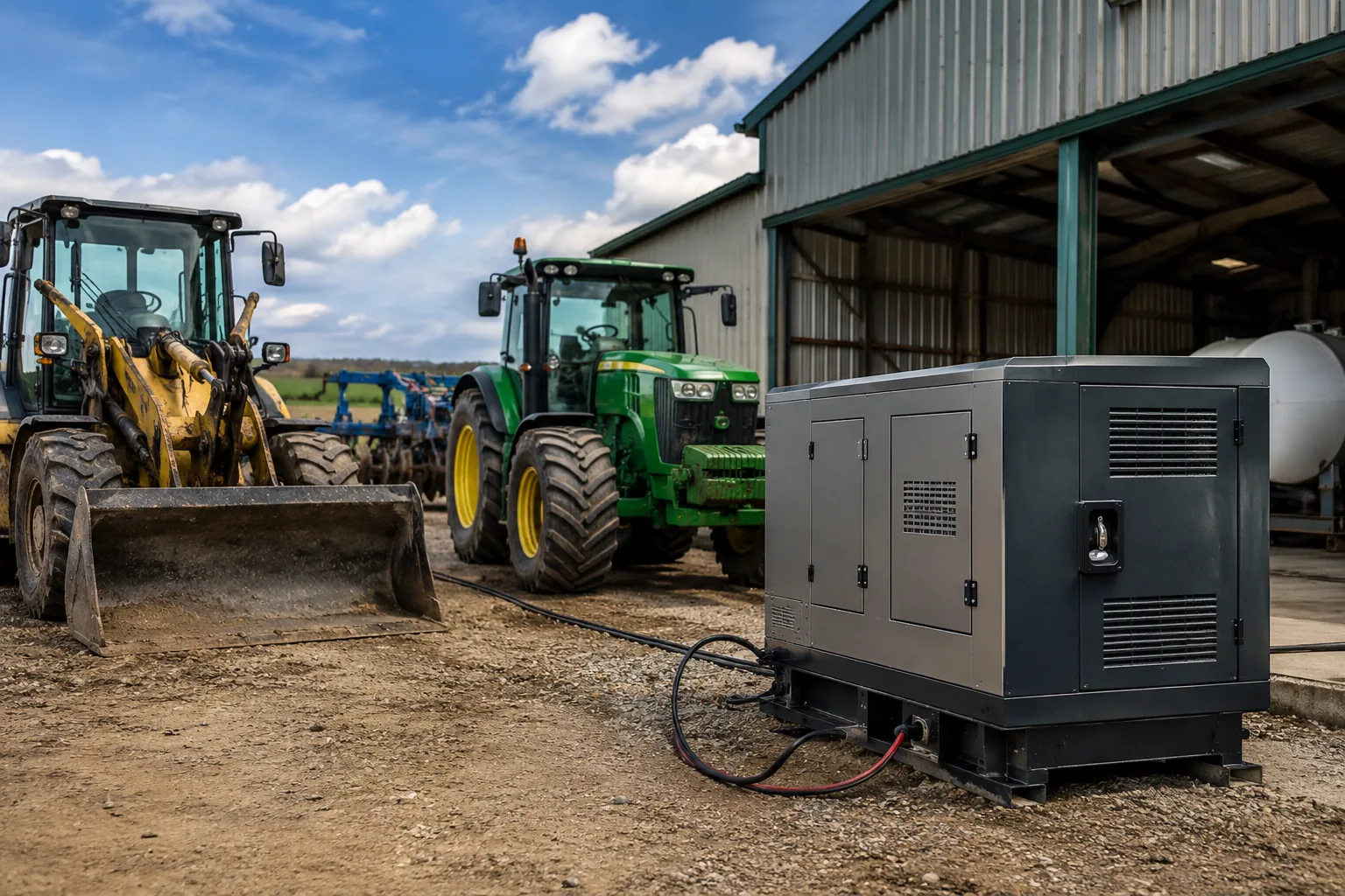 NaVolt sodium-ion battery application for Machinery, Agriculture and Generator Sets, agricultural machinery